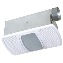 70 CFM 3.5 Sone Ceiling Mounted Exhaust Fan with Heater and Night Light
