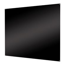36 Inch Wide x 24 Inch High Range Hood Back Splash with Pre-Drilled Mounting Holes -Black