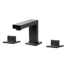 1.2 GPM Widespread Bathroom Faucet with Squared Faucet Head
