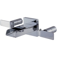 1.2 GPM Wall Mounted Widespread Bathroom Faucet