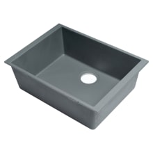 Alfi Trade 23-5/8" Undermount Single Basin Granite Composite Kitchen Sink