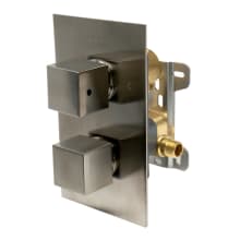 Single Function Thermostatic Valve Trim Only with Double Knob Handle