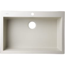 Alfi Trade 29-7/8" Drop In Single Basin Granite Composite Kitchen Sink