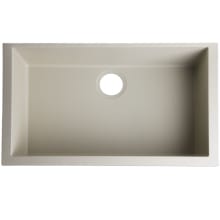 Alfi Trade 29-7/8" Undermount Single Basin Granite Composite Kitchen Sink