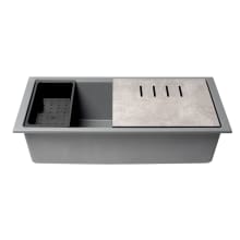 33-7/8" Drop In Single Basin Granite Composite Kitchen Sink