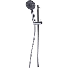 1.8 GPM Single Function Hand Shower – Includes Slide Bar, Hose, and Wall Supply