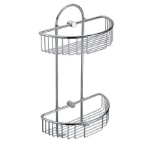 Wall Mounted Double Tier Shower Basket