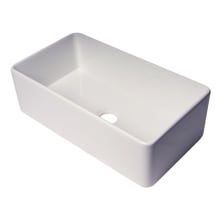 33" Farmhouse Single Basin Fireclay Kitchen Sink