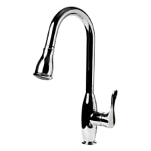 1.8 GPM Single Hole Faucet Pull-Down Kitchen Faucet with Tapered Lever