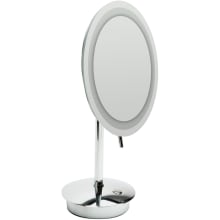 14-1/4" x 9" Circular Frameless Make-up Mirror