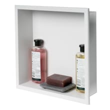 16" x 16" Stainless Steel Shower Niche with Single Shelf