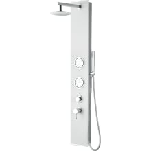Alfi Trade Pressure Balanced Shower Panel with Shower Head, Hand Shower, Bodysprays, and Hose