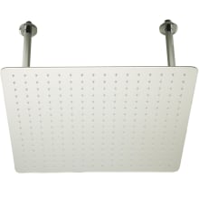 1.8 GPM Single Function Square Rain Shower Head - Ceiling Mounted, 20"