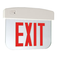 120/277-Volt Single Face LED Emergency Exit Sign - Self Powered