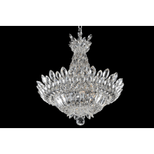 Belluno 6 Light 21-3/4" Wide Crystal Empire Chandelier