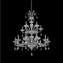 Cosimo 18 Light 2 Tier Chandelier with Firenze Crystals