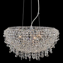 Voltare 16" Wide Pendant with Firenze Crystal