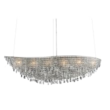 Voltare 48" Wide Linear Chandelier with Firenze Crystal