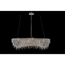 Voltare 8 Light 15" Wide Chandelier with Crystal Accents