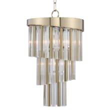 Espirali 12" Wide Pendant with Firenze Crystal