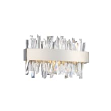 Glacier 2 Light 8" Tall ADA LED Bathroom Sconce