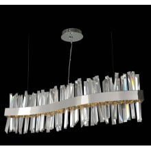 Glacier 42" Wide LED Linear Chandelier