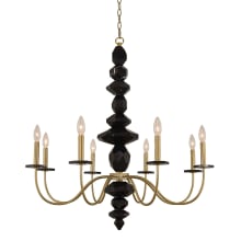 Piedra 8 Light 34" Wide Taper Candle Style Chandelier