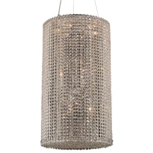 Torre 32" Tall Pendant with Firenze Crystal