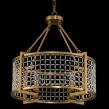 Verona 24" Wide Pendant with Firenze Crystal