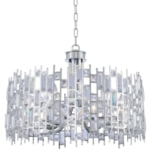 Fonseca 26" Wide Drum Chandelier with Firenze Crystal