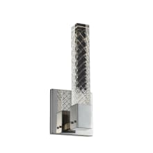 Apollo 12" Tall ADA LED Wall Sconce with Firenze Crystal