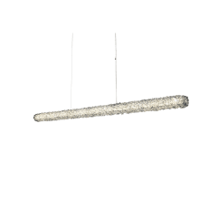 Lina 62" Wide LED Linear Chandelier with Firenze Crystal