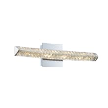 Aries 21" Tall LED Wall Sconce with Firenze Crystal