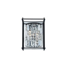 Joni 12" Tall Wall Sconce with Firenze Crystal