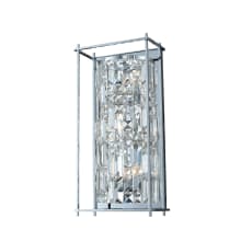 Joni 18" Tall Wall Sconce with Firenze Crystal