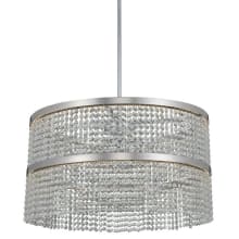 Cortina 2 Light 27" Wide LED Pendant with Firenze Crystal