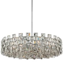 Piazze 9 Light 29" Wide Crystal Pendant