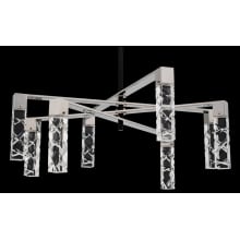 Serres 8 Light 36" Wide LED Crystal Chandelier