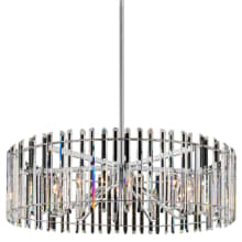 Viano 10 Light 35" Wide Crystal Drum Chandelier