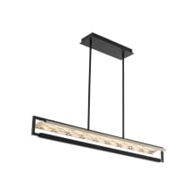 Capuccio 46" Wide LED Crystal Linear Chandelier