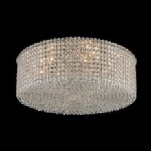 Milieu Metro 22" Wide Flush Mount Ceiling Fixture with Firenze Crystal