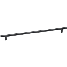 Vita Bella 24" Center to Center Euro Modern Smooth Bar Appliance Handle / Appliance Pull with Round Feet