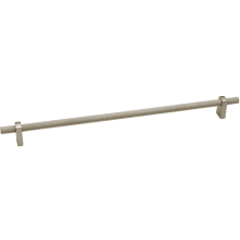 Vita Bella 24" Center to Center Euro Modern Knurled Bar Appliance Handle / Appliance Pull - Made in Italy