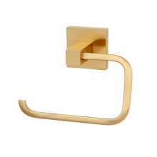 Contemporary II - Single Post C Slide On Solid Brass Hook Style Toilet Paper Holder