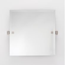 24 " Square Modern Frameless Adjustable Mount Bathroom Mirror