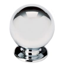 Knobs 1" Round Ball Sphere Solid Brass Cabinet Knob Drawer Knob
