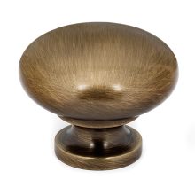 Knobs 1-3/4" Smooth Round Solid Brass Mushroom Cabinet Knob / Drawer Knob