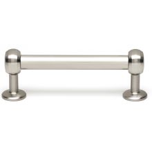 Pulls 3" Center to Center Modern Industrial Luxury Solid Brass Cabinet Handle / Drawer Pull