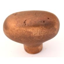 Sierra 1-7/8" Oval Distressed Rustic Solid Bronze Cabinet Knob / Drawer Knob