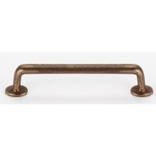 Sierra 6" Center to Center Rustic Distressed Solid Bronze Industrial Handle Style Cabinet Handle / Drawer Pull